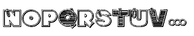 ZP Clippys ZP Clippy 3 D Font UPPERCASE