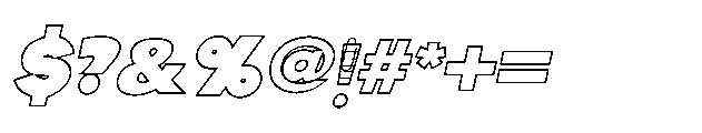 ZP Clippys ZP Clippy Italic Font OTHER CHARS