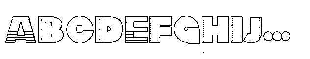 ZP Clippys ZP Clippy Sans Clips Sans Clips Font UPPERCASE
