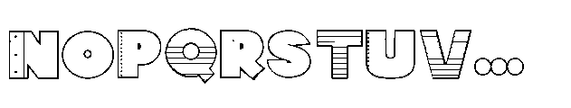 ZP Clippys ZP Clippy Sans Clips Sans Clips Font UPPERCASE