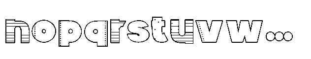 ZP Clippys ZP Clippy Sans Clips Sans Clips Font LOWERCASE
