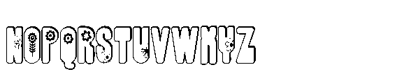 ZP Copacetic Spring 3 d Condensed Font LOWERCASE