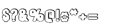 ZP Copacetic Spring 3 d Expanded Font OTHER CHARS