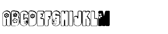 ZP Copacetic Spring 3 d Font UPPERCASE