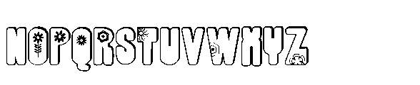 ZP Copacetic Spring 3 d Font UPPERCASE