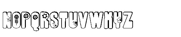 ZP Copacetic Spring 3 d Font LOWERCASE