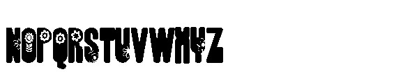 ZP Copacetic Spring Condensed Font LOWERCASE
