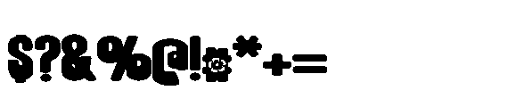 ZP Copacetic Spring Expanded Font OTHER CHARS