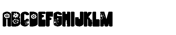 ZP Copacetic Spring Expanded Font UPPERCASE