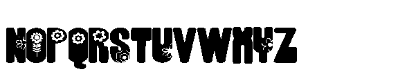 ZP Copacetic Spring Expanded Font LOWERCASE