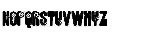 ZP Copacetic Spring Regular Font LOWERCASE
