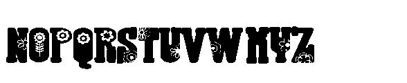 ZP Copacetic Spring Serif Expanded Font LOWERCASE