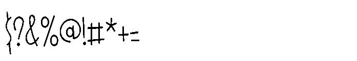 ZP Dapplegrim Condensed Font OTHER CHARS