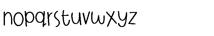 ZP Dapplegrim Expanded Font LOWERCASE