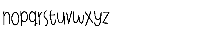 ZP Dapplegrim Regular Font LOWERCASE