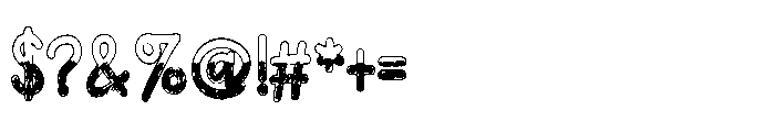 ZP Devoted Scribble Condensed Font OTHER CHARS