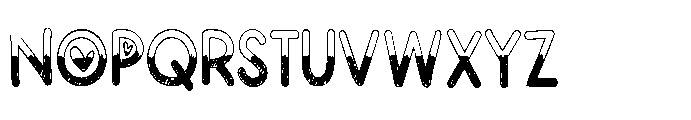 ZP Devoted Scribble Condensed Font UPPERCASE