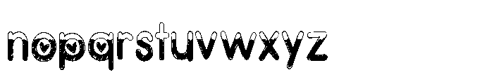 ZP Devoted Scribble Condensed Font LOWERCASE