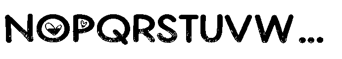 ZP Devoted Scribble Dark Expanded Font UPPERCASE