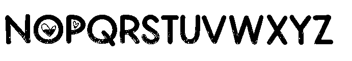 ZP Devoted Scribble Dark Font UPPERCASE