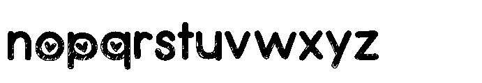 ZP Devoted Scribble Dark Font LOWERCASE
