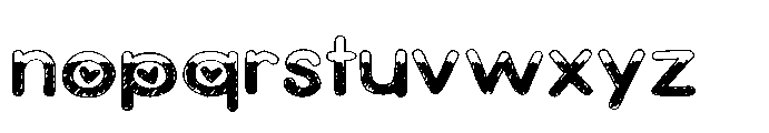 ZP Devoted Scribble Expanded Font LOWERCASE