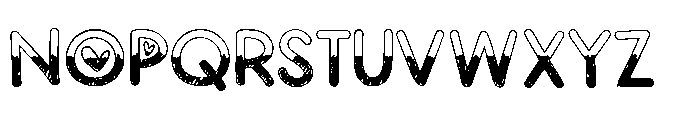 ZP Devoted Scribble Regular Font UPPERCASE