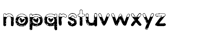 ZP Devoted Scribble Regular Font LOWERCASE