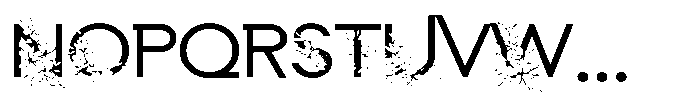 ZP Doctor Dahlia Expanded Font LOWERCASE