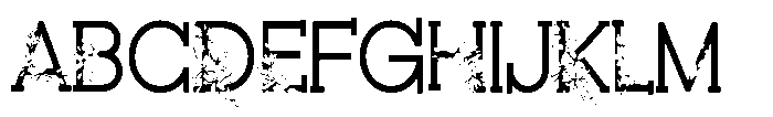 ZP Doctor Dahlia Serif Condensed Font UPPERCASE