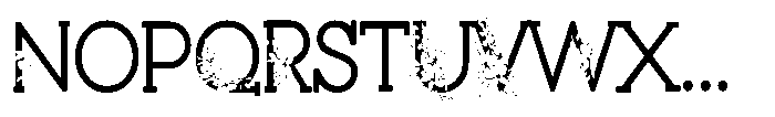 ZP Doctor Dahlia Serif Condensed Font UPPERCASE