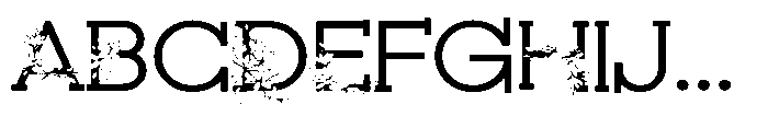 ZP Doctor Dahlia Serif Expanded Font UPPERCASE