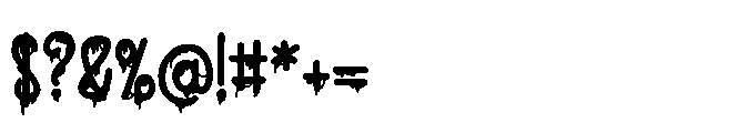 ZP Ectoplasm Bold Font OTHER CHARS