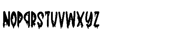 ZP Ectoplasm Bold Font LOWERCASE