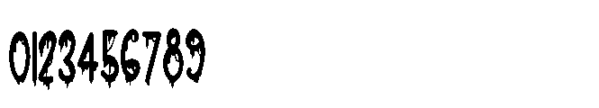 ZP Ectoplasm Condensed Bold Font OTHER CHARS