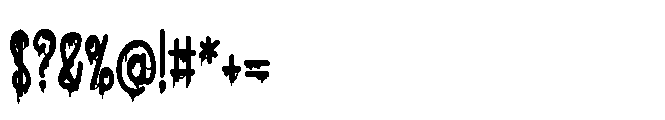 ZP Ectoplasm Condensed Bold Font OTHER CHARS