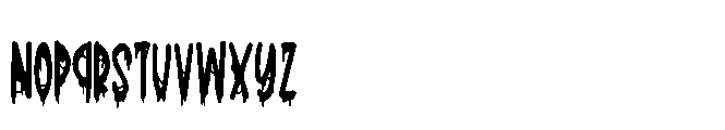 ZP Ectoplasm Condensed Bold Font LOWERCASE