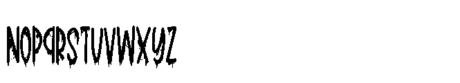 ZP Ectoplasm Condensed Font LOWERCASE