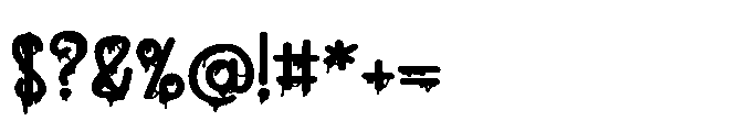 ZP Ectoplasm Expanded Bold Font OTHER CHARS