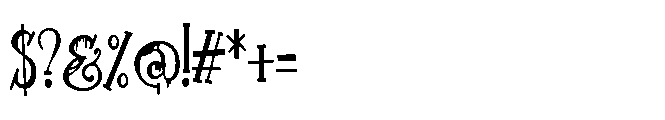 ZP Ectoplasm Play Condensed Bold Font OTHER CHARS