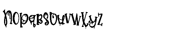 ZP Ectoplasm Play Condensed Bold Font LOWERCASE