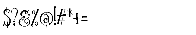 ZP Ectoplasm Play Condensed Font OTHER CHARS