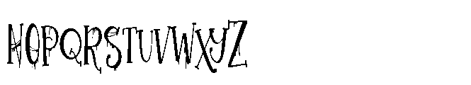 ZP Ectoplasm Play Condensed Font UPPERCASE