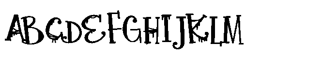 ZP Ectoplasm Play Expanded Bold Font UPPERCASE