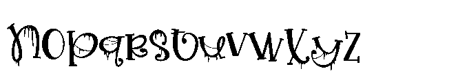 ZP Ectoplasm Play Expanded Font LOWERCASE