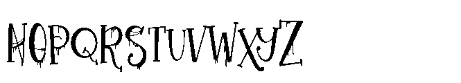 ZP Ectoplasm Play Font UPPERCASE
