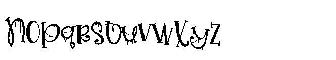 ZP Ectoplasm Play Font LOWERCASE
