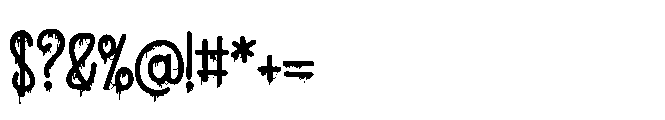 ZP Ectoplasm Regular Font OTHER CHARS