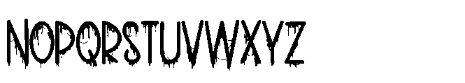 ZP Ectoplasm Regular Font UPPERCASE