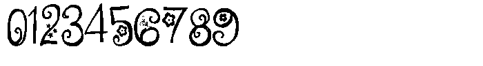 ZP Fanceeflowers Condensed Font OTHER CHARS